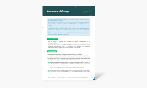 Fiche pratique - Assurance chômage