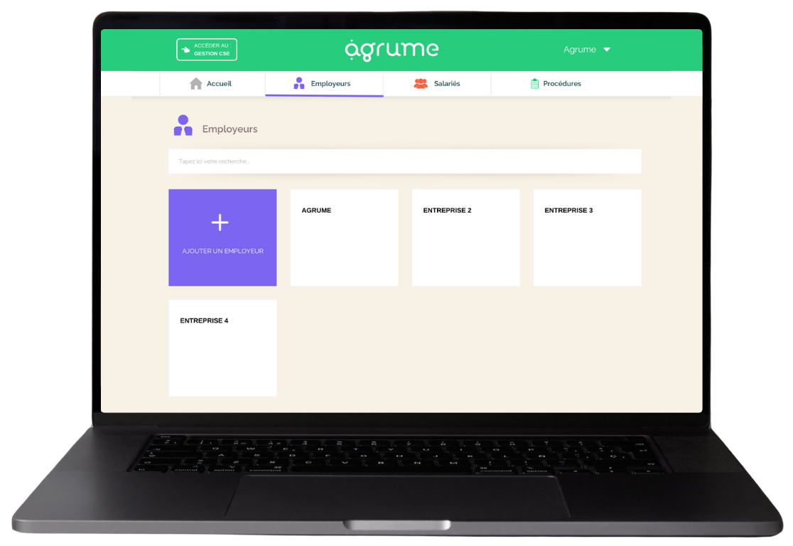 Logiciel Agrume Expert - Gestion de différents employeurs
