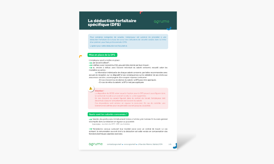 Fiche pratique - la DFS