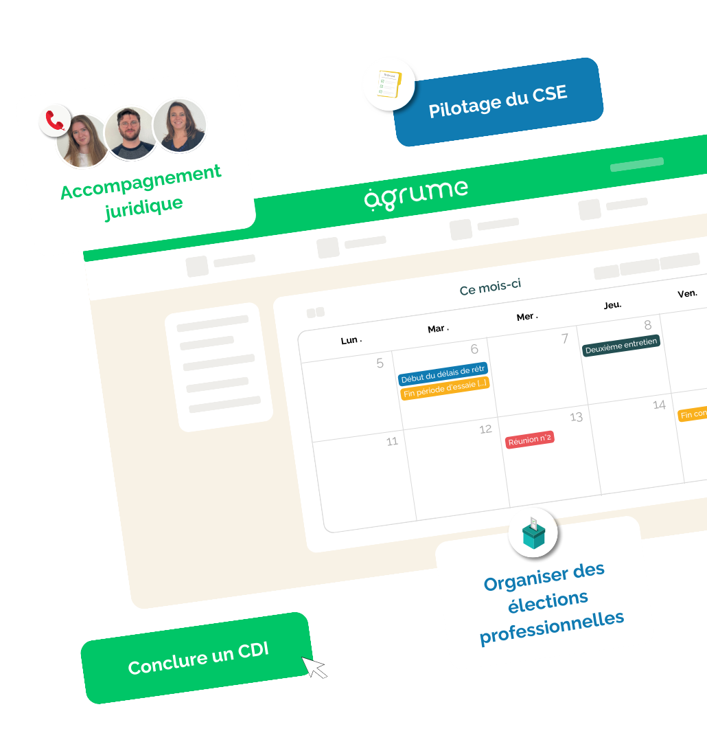 Mockup Agrume - home page