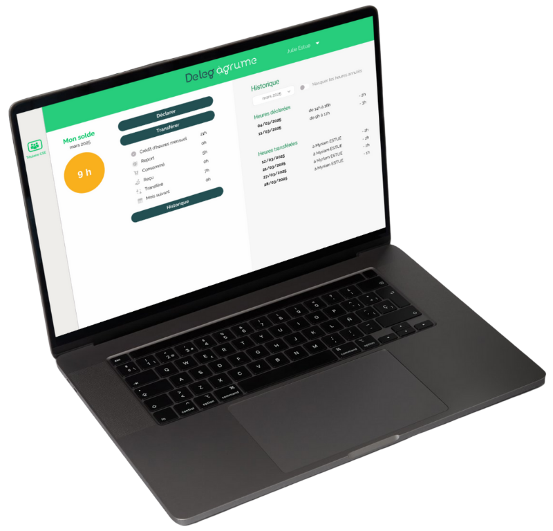 Mockup DelegAgrume - Nous contacter pour en savoir plus